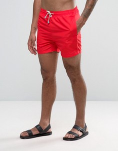 Красные шорты для плавания средней длины Oiler & Boiler Tuckernuck - Красный
