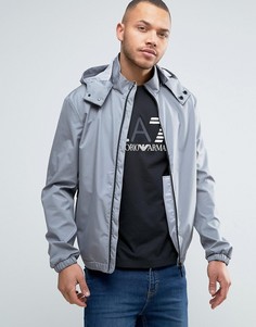 Серая непромокаемая куртка со съемным капюшоном Armani Jeans - Серый