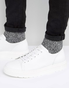 Туфли с 6 парами люверсов Dr Martens Dante Fusion - Белый