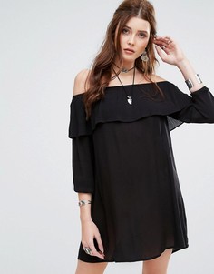 Платье с открытыми плечами Glamorous - Черный