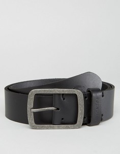 Кожаный ремень Dickies Eagle Lake - Черный