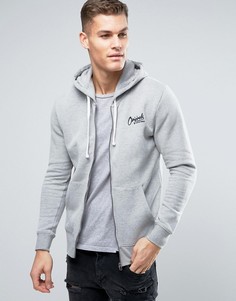 Худи на молнии Jack &amp; Jones Originals - Серый