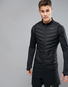 Черный дутый жилет Nike Running Aeroloft 800497-010 - Черный