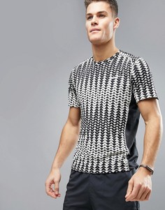 Серая футболка для бега Nike Dri-FIT Miler 833598-042 - Серый