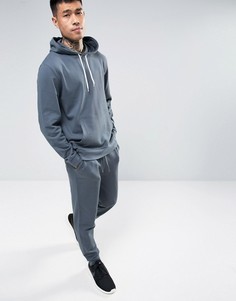 Голубой спортивный комплект из джоггеров скинни и худи ASOS - СКИДКА - Мульти