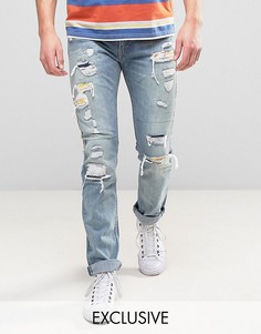 Узкие выбеленные джинсы Levis 505C Orange Tab - Синий Levis®