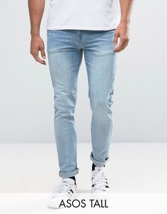 Светлые джинсы скинни ASOS TALL - Синий