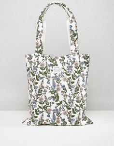 Белая сумка с цветочным принтом Jack Wills - Мульти