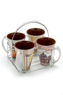 Набор чашек на подставке 5 пр. LORAINE