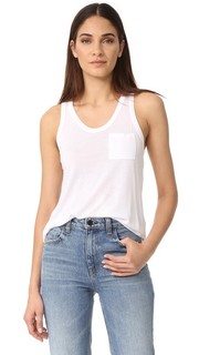 Классический топ без рукавов с карманом T by Alexander Wang