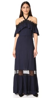 Платье Mitsy с открытыми плечами и американской проймой Alice + Olivia