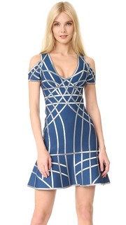 Платье с открытыми плечами Veronikka Herve Leger