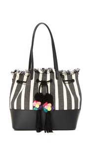 Объемная сумка с короткими ручками на завязке Loeffler Randall