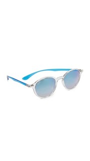 Округлые солнцезащитные очки Tech Liteforce Flash Ray Ban