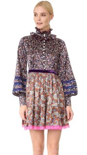 Платье Garden с узором «павлиний глаз» Marc Jacobs