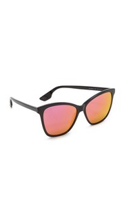 Зеркальные солнцезащитные очки «вейфарер» McQ Alexander Mc Queen