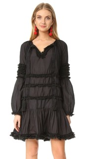 Платье с бахромой Cynthia Rowley