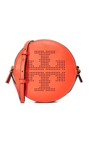 Сумка через плечо с перфорированным логотипом Tory Burch