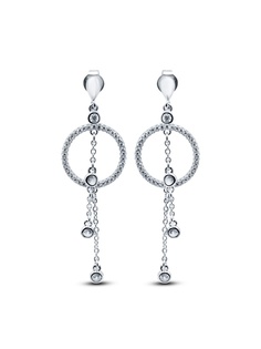 серьги из серебра с фианитами артикул: 94023597. валберис серьги серебро. серьги из серебра, 94023925. Serebro. серебряный комплект.