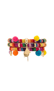 Dahl multi pom pom bracelet - Ettika