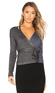 Metallic wrap top - Diane von Furstenberg