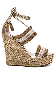 Ankle tie wedge - Pura Lopez