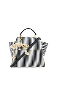 Eartha iconic convertible striped canvas backpack - Zac Zac Posen