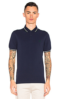 Поло с двойной полоской на воротнике и рукавах fred perry - Fred Perry