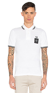 X art comes first printed twin tipped polo - Fred Perry