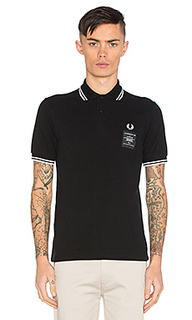 X art comes first printed twin tipped polo - Fred Perry