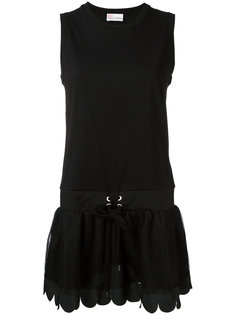 платье с фестонами Red Valentino
