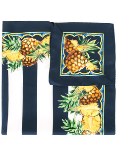 платок с принтом ананасов Dolce &amp; Gabbana