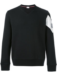 contrast diagonal band sweatshirt  Moncler Gamme Bleu