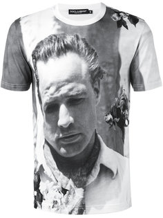 футболка с принтом Marlon Brando Dolce &amp; Gabbana