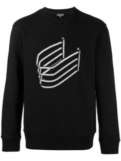 толстовка с вышивкой из бусин Lanvin