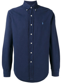 рубашка с вышивкой логотипа Polo Ralph Lauren