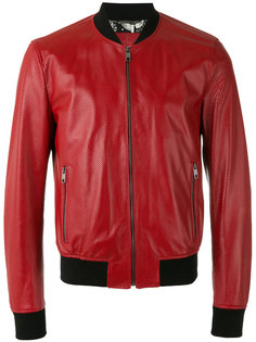перфорированная куртка-бомбер   Dolce &amp; Gabbana