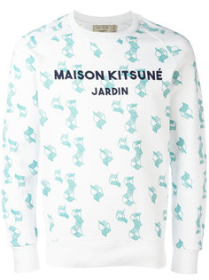 толстовка с геометрическим принтом Maison Kitsuné