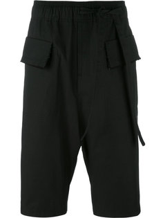 flap pockets drawstring shorts Damir Doma