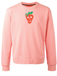 strawberry skull print sweatshirt Paul Smith