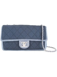 quilted denim chain shoulder bag Chanel Vintage