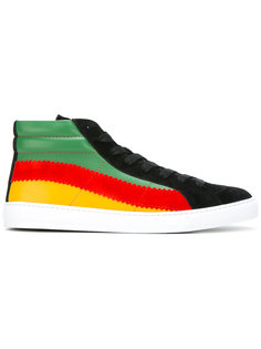 colour block hi-tops Paul Smith
