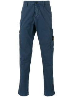 брюки кроя скинни Stone Island
