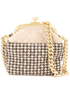 quilted plover pattern chain shoulder bag Chanel Vintage