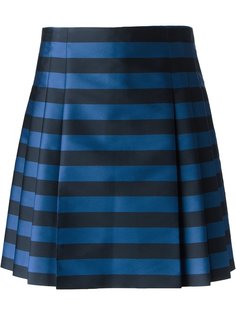 юбка в полоску со складками Red Valentino