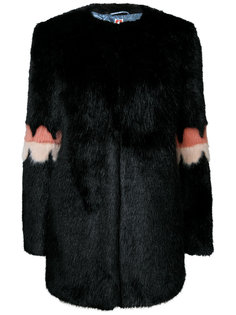 contrasting detail coat Shrimps