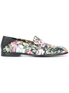 floral print loafers Alexander McQueen