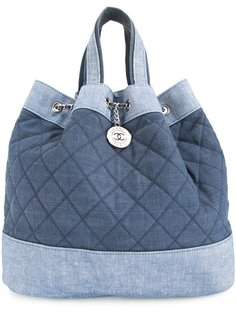 quilted 2way chain backpack hand bag Chanel Vintage