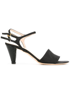 block pyramid heel sandals Fendi Vintage
