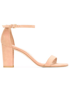 туфли-лодочки на наборном каблуке Stuart Weitzman